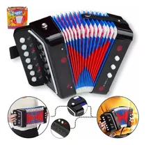 Comprar Sanfona Infantil Acordeon Gaita 3 Baixos 7 Teclas Mini Preta