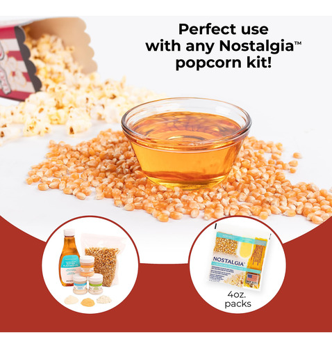 Popcorn Popper Nostalgia De 6 Cuartos De Galón Con Tecnologí
