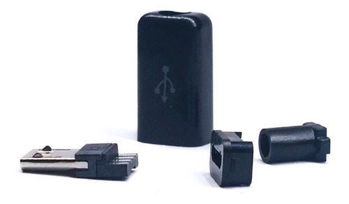 Imagen 4 de 6 de Ficha Conector Micro Usb B Macho 5 Pines