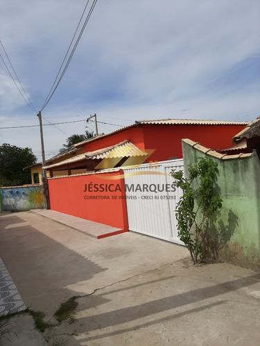 Jmp-041 Casa De 2 Quartos E Área Gourmet Em Unamar - Cf - Rj