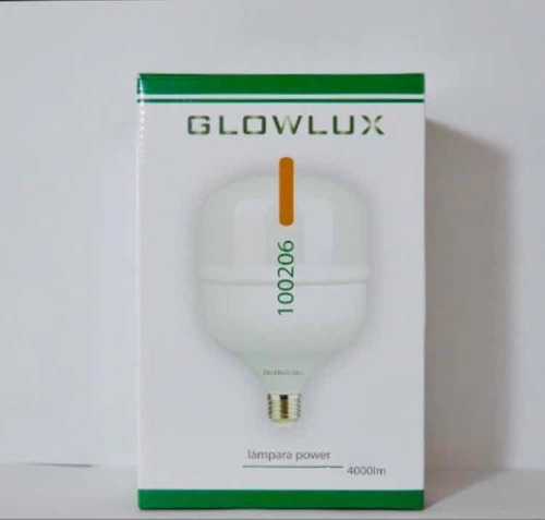 Imagen 2 de 10 de Lampara Led Alta Potencia 40w E27 Fría - Glowlux - E. A.