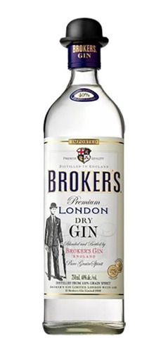 Gin Brokers 750 Ml Importado Fullescabio