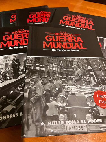 Segunda Guerra Mundial Un Mundo En Llamas Ed Luppa Libro Dvd
