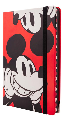 Cuaderno Note A5 Mickey Mooving Tapa Dura