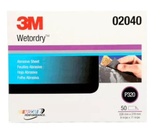 Lija De Agua 3m Imperial Wetordry # 600 9 X 11 02036 S P