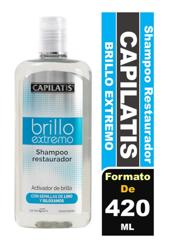 Capilatis Shampoo Restaurador Brillo Extremo 420 Ml