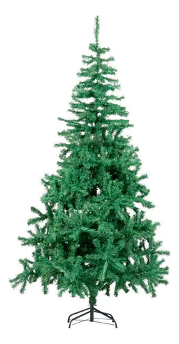 Árbol Pino Navideño Verde Jaspeado 2.10 Mts Navidad