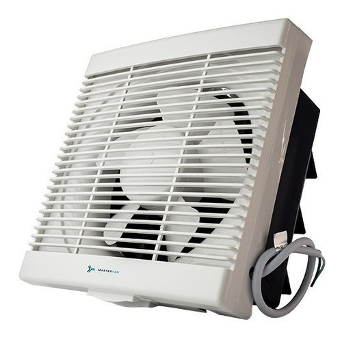 Imagen 5 de 9 de Extractor De Aire 8 Pulgadas Blanco Masterfan Geminis8