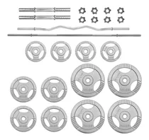 Comprar Altera Kit De Pesas Barra Recta, Barra Z, Par De Mancuernas,