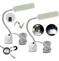 Comprar 2 Pzs Luces Para Máquinas De Coser Lámpara Magnético 30 Led