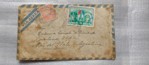Sobre Postal Antiguo Perón 