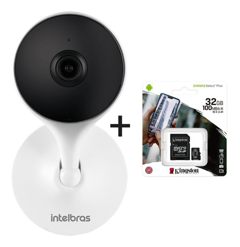 Imagem 1 de 10 de Câmera Intelbras Im3 Interna Wi-fi Full Hd Bivolts + 32gb