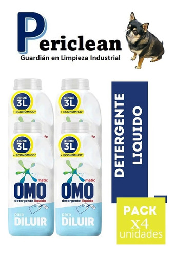 Omo Diluible 4 Botellas 500ml Rindentotal 12lt