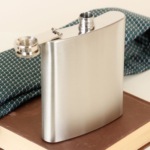 Licorera Anforita 6oz Acero Inoxidable De Bolsillo Licores