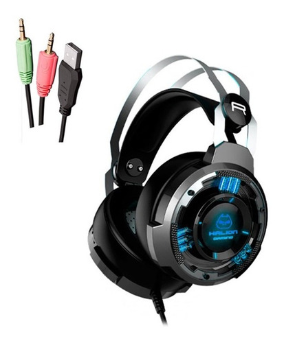 Audifonos Auricular Con Microfono Gamer Halion 