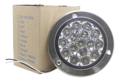 Luces Traseras Led 12v-24v Indicador De 16 Led Para Blanco