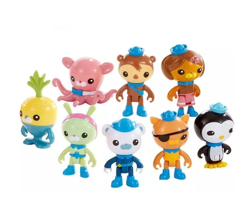 Octonauts Set Mini Figuras Colección Decoración Juguete 