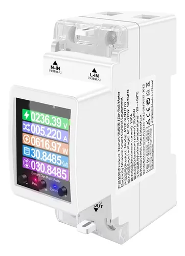 Protector Tensión Monitor Multimedidor Smart Wifi 100a Tbcin