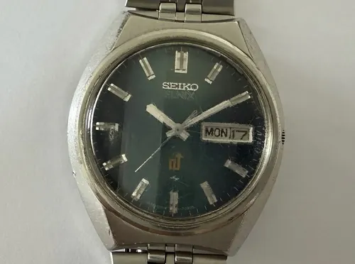 Seiko Elnix 0703-7080 Quartz Day-date Antigo P/ Conserto