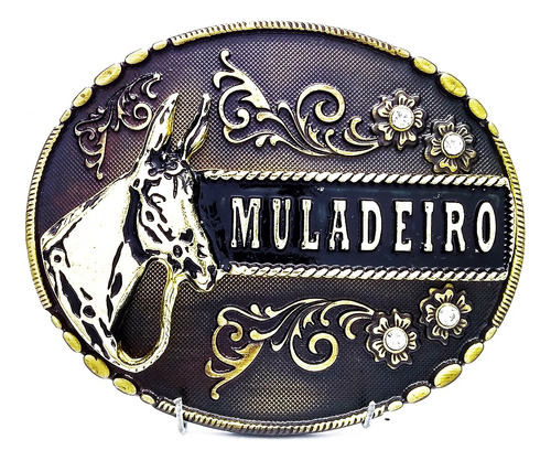 Fivela Muladeiro Country Cowboy Muares - Envio Imediato!