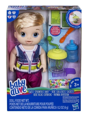 Muñeca Baby Alive Ricas Comiditas Hasbro - Espacio Regalos