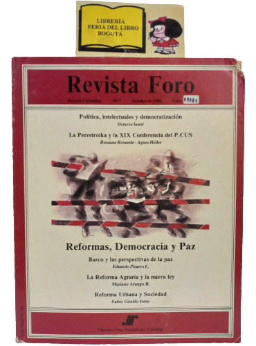 Revista Foro - No 7. -reformas Democracia Y Paz - 1988