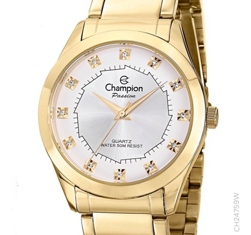 Relógio Champion Original Feminino Ch24759w C/ Nf-e