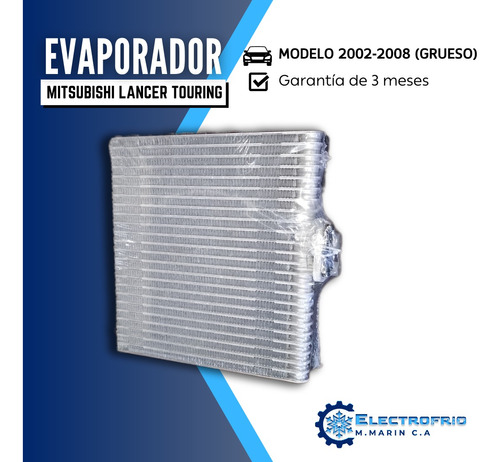 Evaporador Mitsubishi Lancer Touring 2002/2008 Cuerpo Grueso