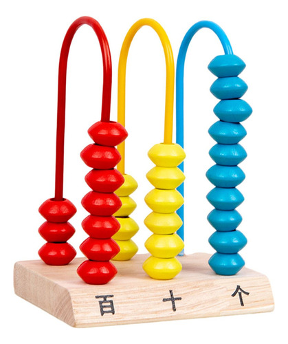 Juguete Montessori Abacus, Cuenta Matemáticas, Ábaco, Madera