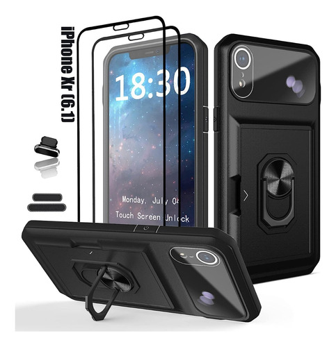 Funda Para iPhone XR/10r Compartimento Para Tarjetas