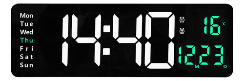 Reloj De Pared Digital Led Grande Moderno Para Interiores.