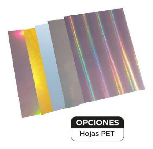 Imagen 3 de 6 de Hojas Pet Nicobuttons A4 Inkjet Embossing 8 C/pouch Xpack