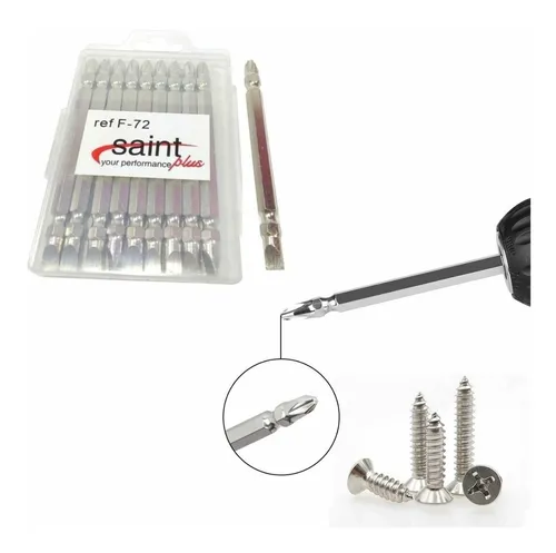 comprar Jogo De Bits Ponteira Phillips Fenda Com Imã Longa 10cm