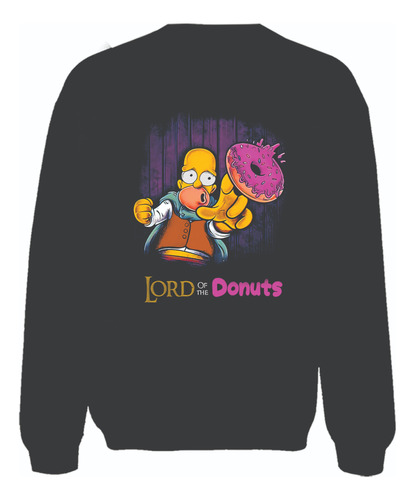 Sudadera Homero Lord Of The Donuts Homer Donas  