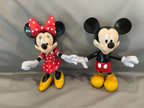 Figuras De Disney Micky Mouse Y Mimi 20 Cm (Usado)