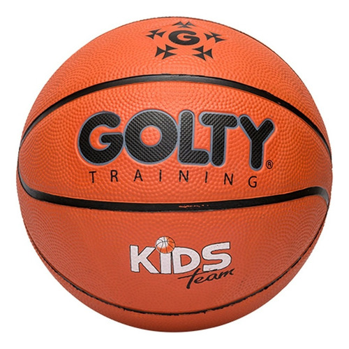 Balon Baloncesto Golty Para Niños Train Team No 5 Color Naranja