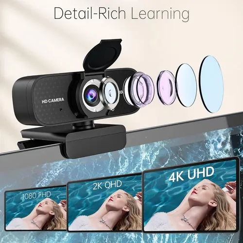 Webcam Full Hd 1080p Con Micrófono Y Privacidad - Catitru