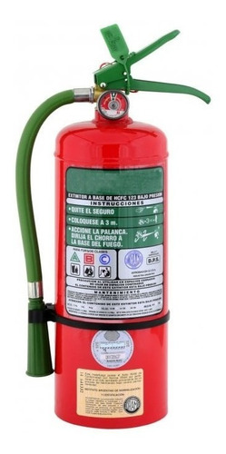 Matafuego Nuevo Hcfc 123 Abc 2,5 Kg Habilitado Agente Limpio