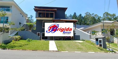 Imagem 1 de 15 de Linda Casa 04 Suítes, No Condomínio Parque Das Artes, Embu! - Ca087