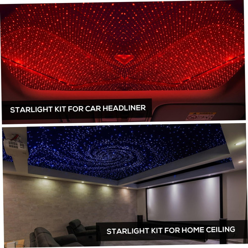 1 Juego Kit Luces En Forma Estrella Para El Techo Del Coche
