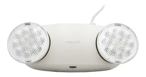 Lámpara de emergencia Philco AT60 LED con batería recargable 2.4W 220V blanco