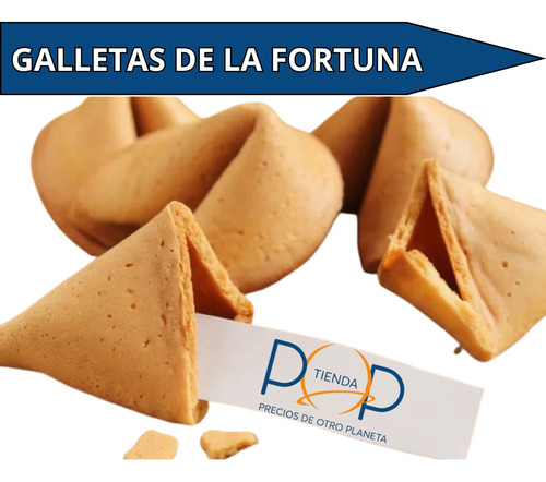 Galleta De La Fortuna X 250u Con Mensaje Personalizado