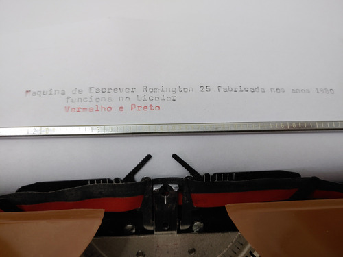 Maquina De Escrever Remington 25 Ano 1980 (Usado)