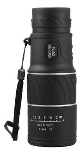 Telescopio 16x52 Monocular, Óptica De Doble Enfoque, Zoom, T