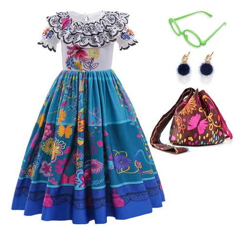Vestido De Mirabel De Encanto, Disfraz De Isabella De Encant