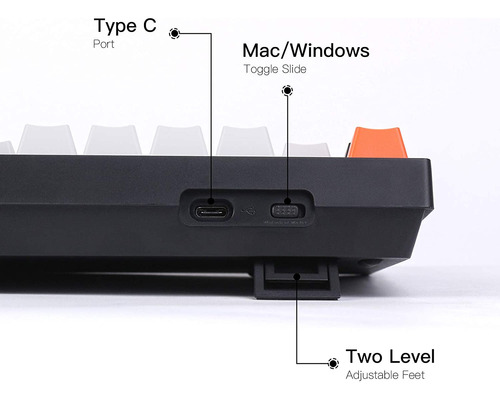 Teclado Keychron C1 Mac Layout, 87 Teclas/usb-c Tipo C