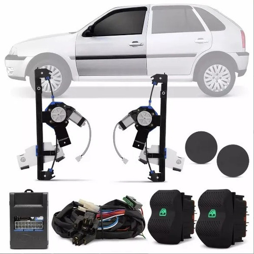 Kit Alza Cristales Gol G2 4 O 2 Puertas Saveiro G2 Sensori