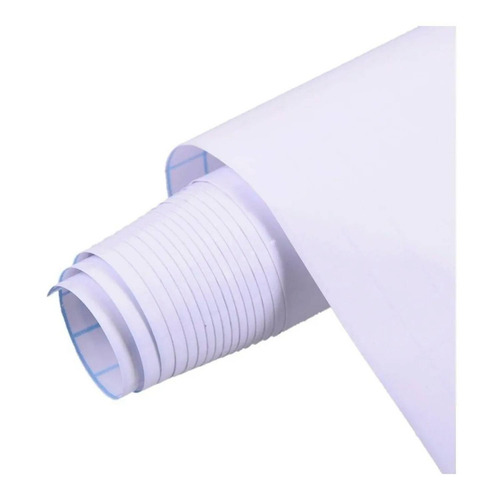 Pizarra Adhesiva Para Plumón Tipo Acrílica Blanca 45cmx2mts Color Blanco