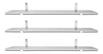 Comprar Kit 3 Prateleiras Industriais 90x20cm Cu002F Mão Francesa Branca