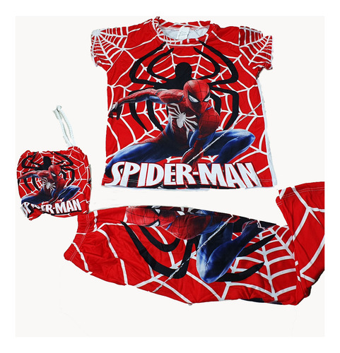 Conjunto De Pijama Para Niño 2 Piezas, Spiderman